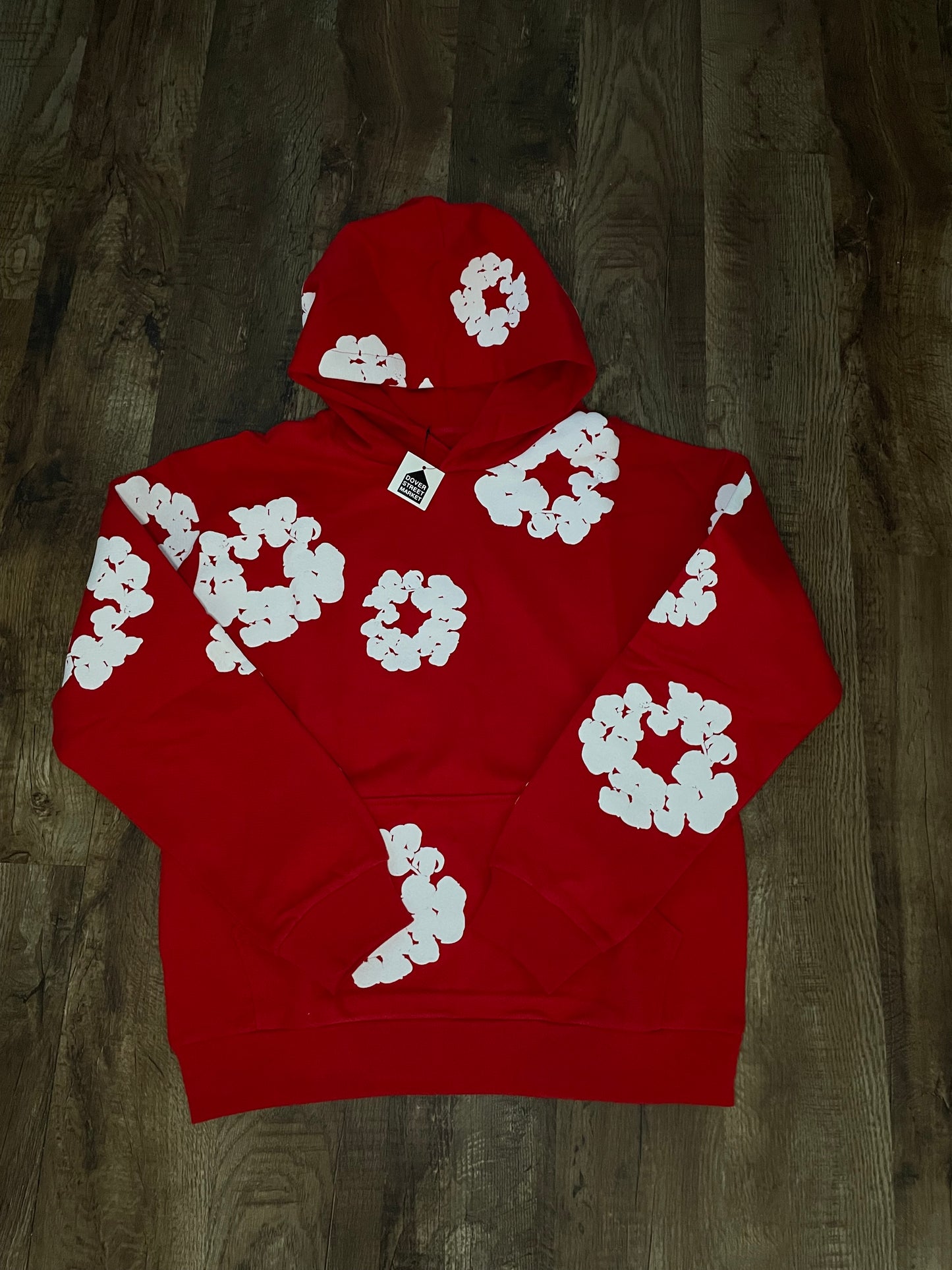 denim tears cotton wreath pullover “red”