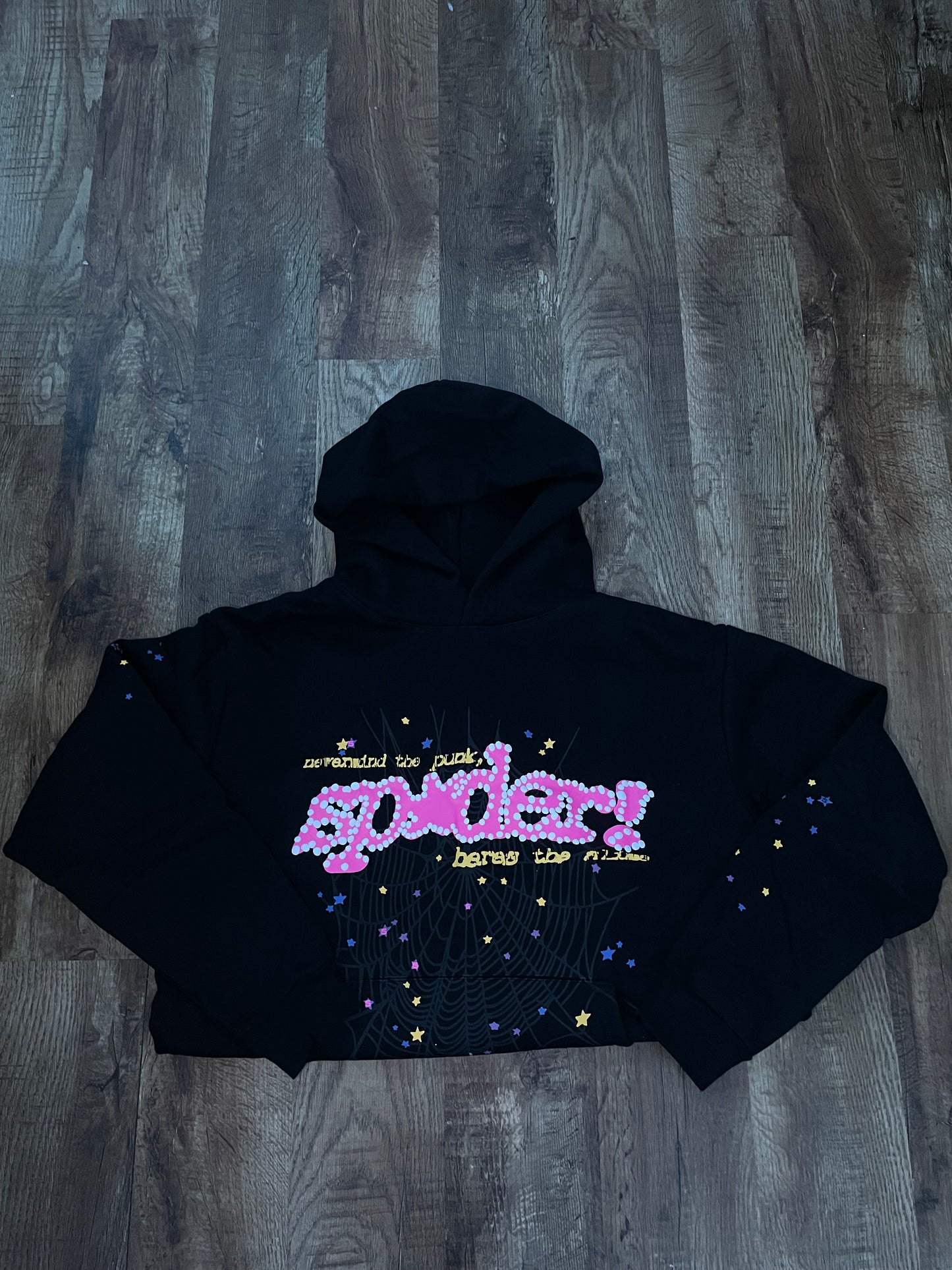 sp5der p*nk V2 hoodie “black”